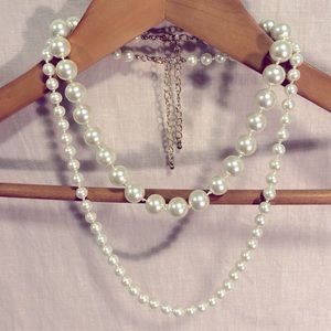Pearl Necklaces Costume Jewelry